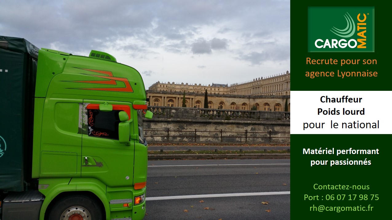 Conducteur Routier Lyon Cargomatic